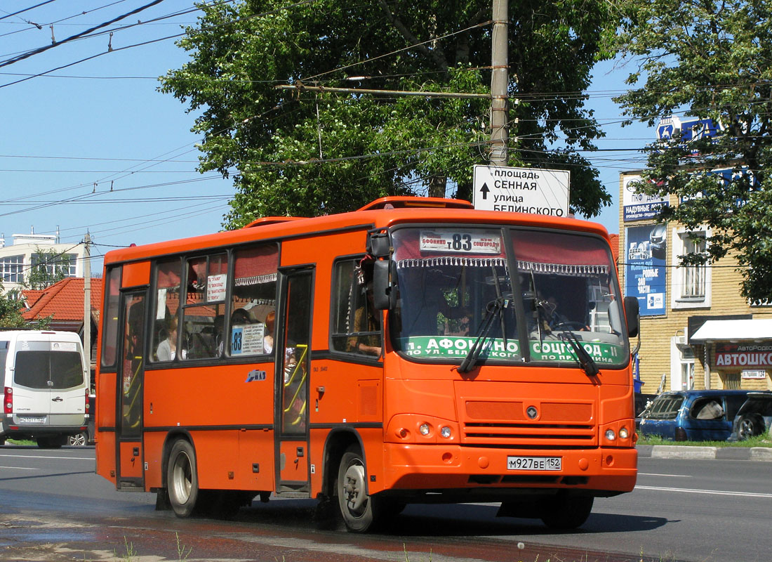 Нижегородская область, ПАЗ-320402-05 № М 927 ВЕ 152