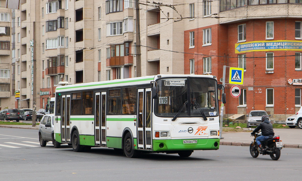 Санкт-Петербург, ЛиАЗ-5293.53 № 3560