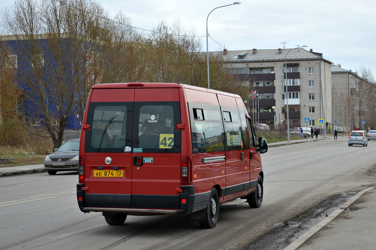 Тюменская область, FIAT Ducato 244 CSMMC-RLL, -RTL № АЕ 874 72