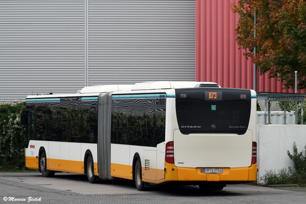 Гессен, Mercedes-Benz O530G Citaro facelift G № 2706