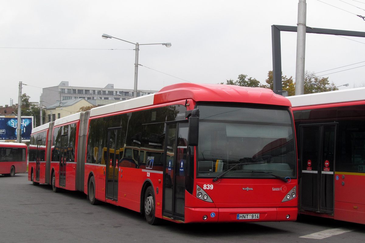 Литва, Van Hool New AGG300 № 839