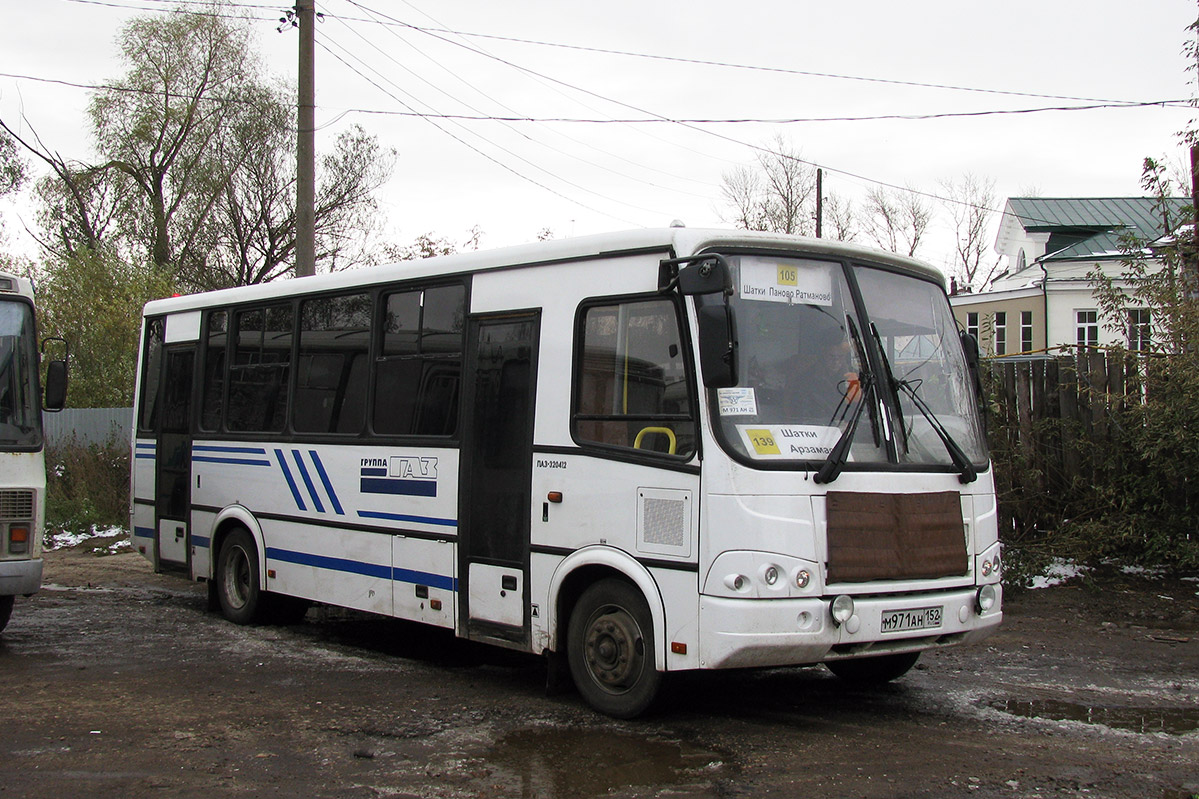 Нижегородская область, ПАЗ-320412-05 № М 971 АН 152