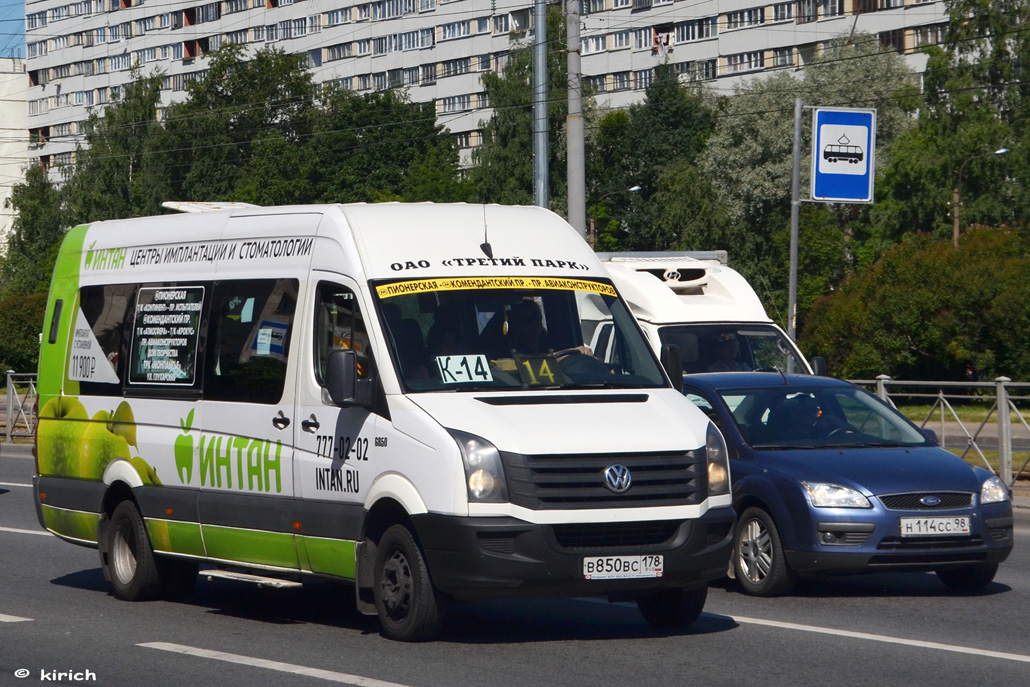 Санкт-Петербург, БТД-2219 (Volkswagen Crafter) № В 850 ВС 178