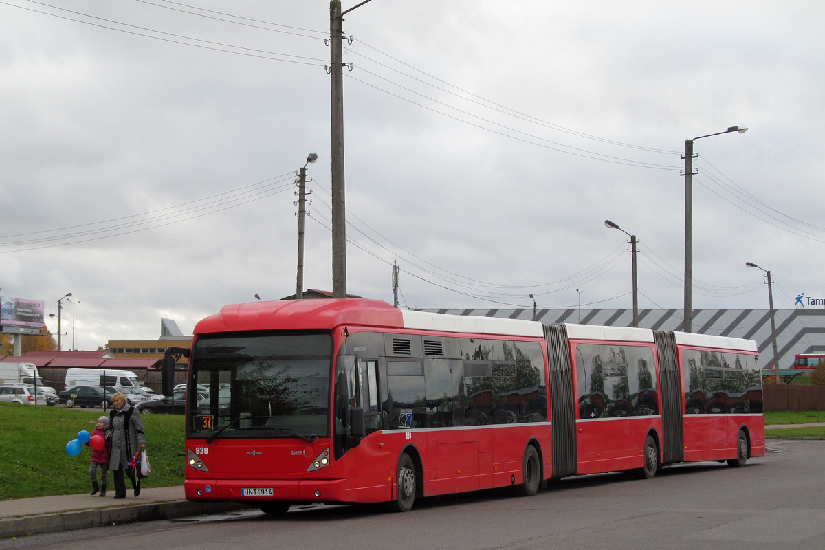 Литва, Van Hool New AGG300 № 839