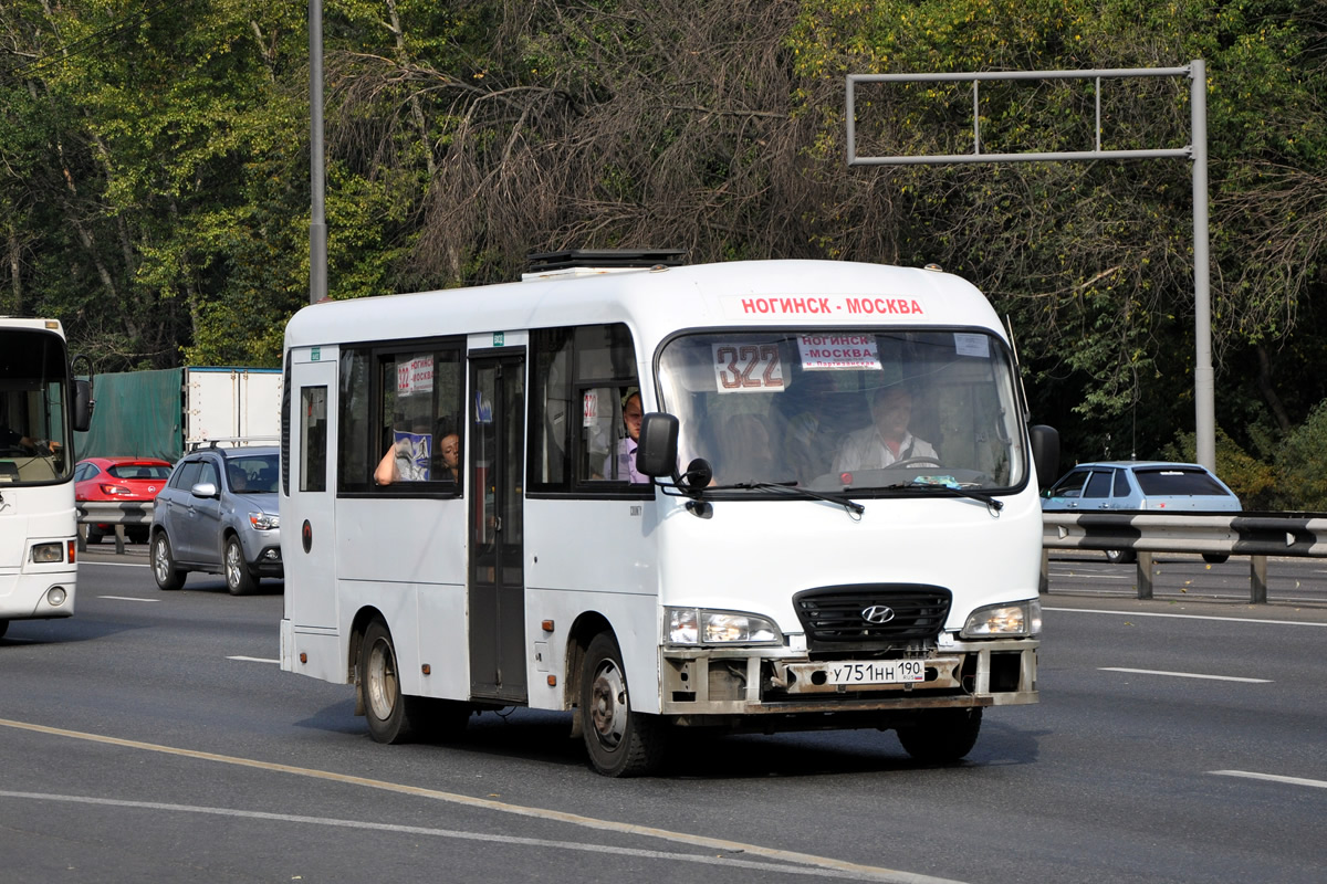 Московская область, Hyundai County SWB (группа ТагАЗ) № У 751 НН 190