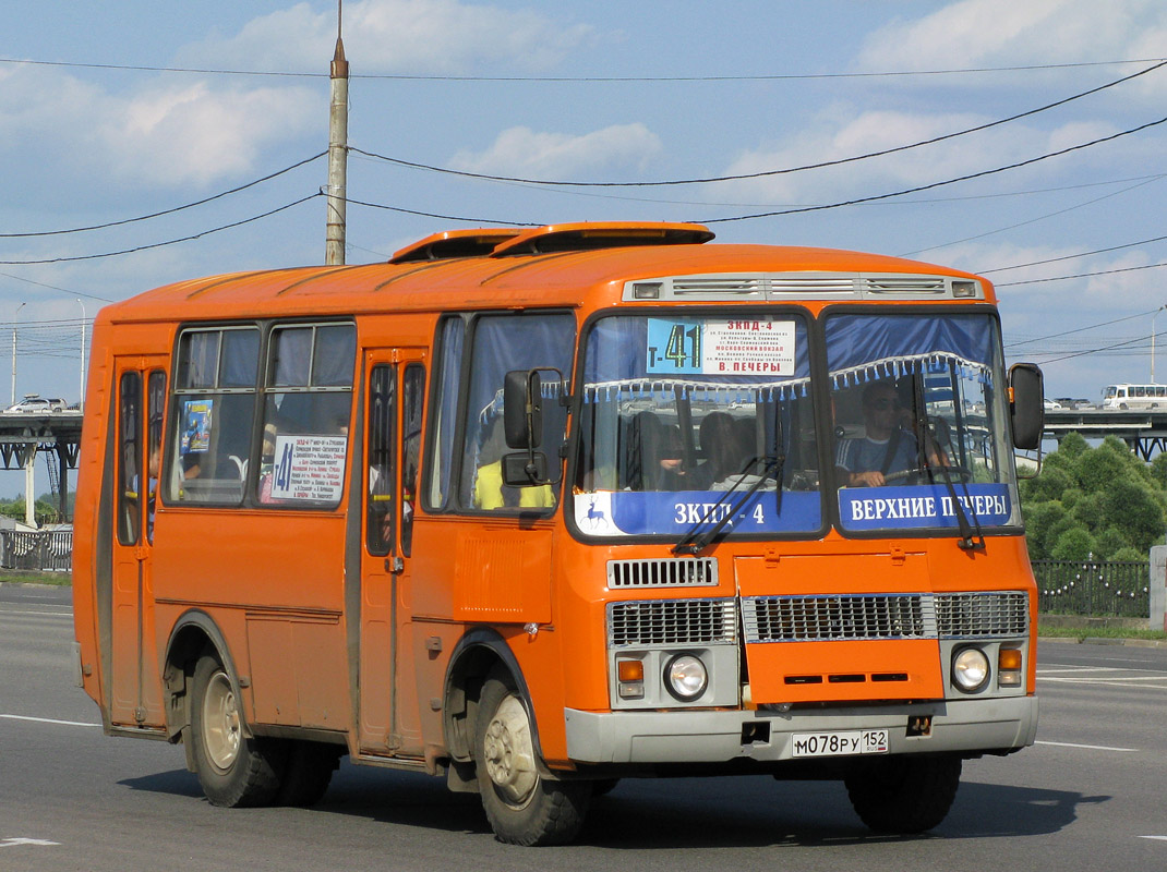 Нижегородская область, ПАЗ-32054 № М 078 РУ 152