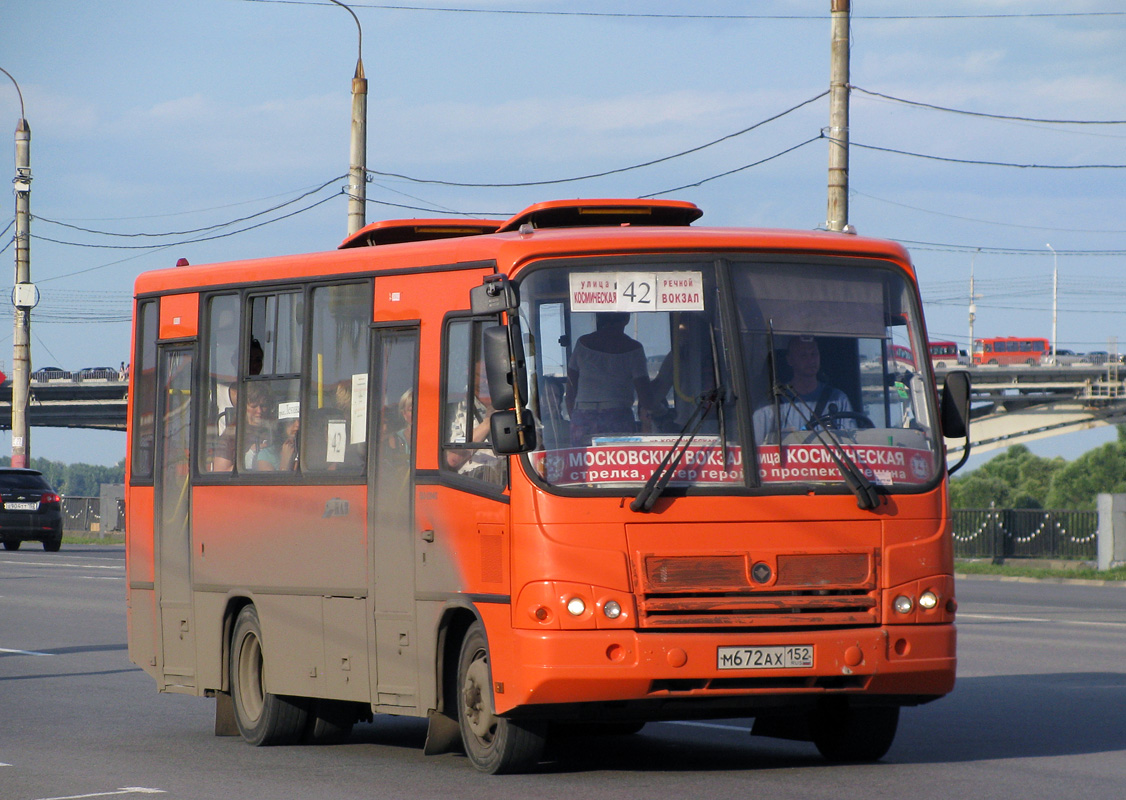 Нижегородская область, ПАЗ-320402-05 № М 672 АХ 152