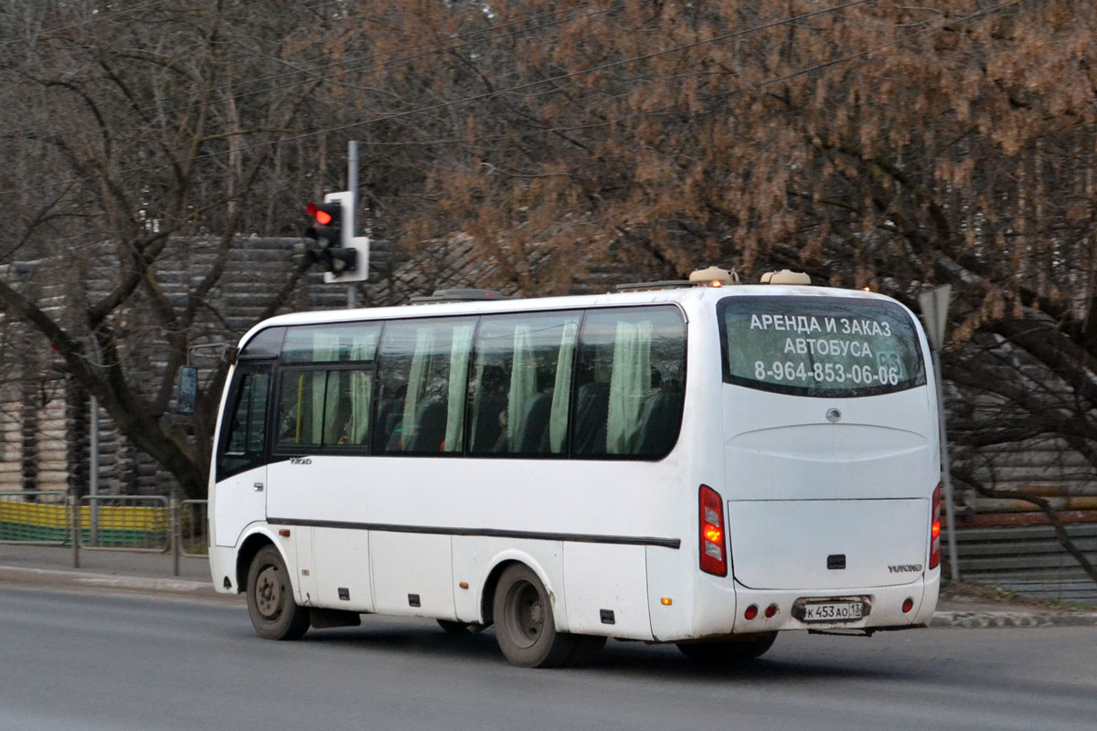 Мордовия, Yutong ZK6737D № К 453 АО 13