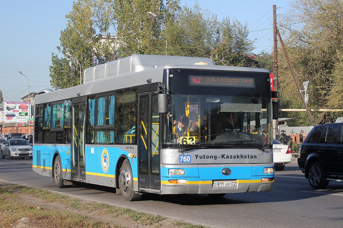 Алматы, Yutong ZK6118HGA № 760