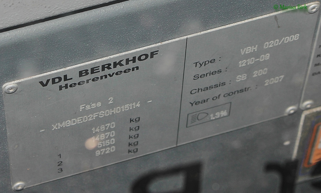 Гессен, VDL Berkhof Ambassador 200 № 784