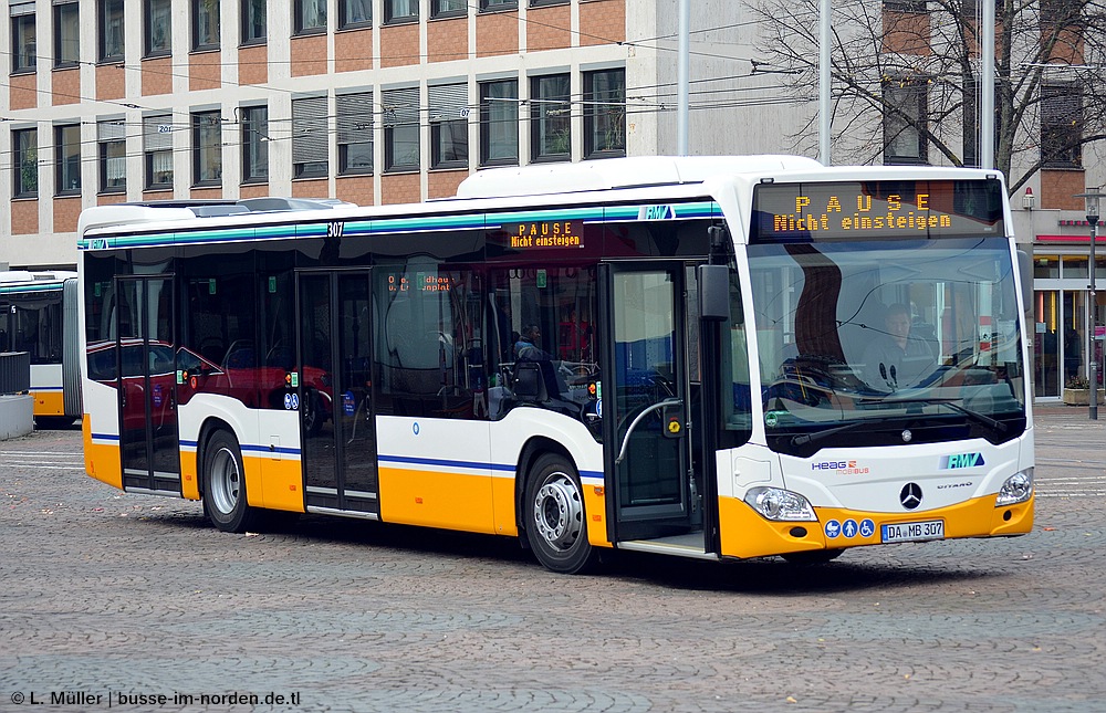 Гессен, Mercedes-Benz Citaro C2 № 307