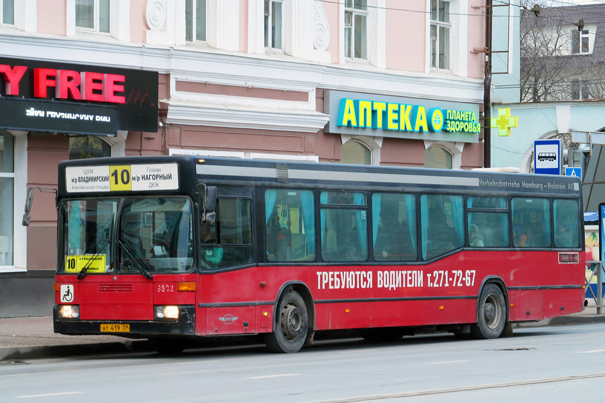 Пермский край, Mercedes-Benz O405N2 № АТ 419 59