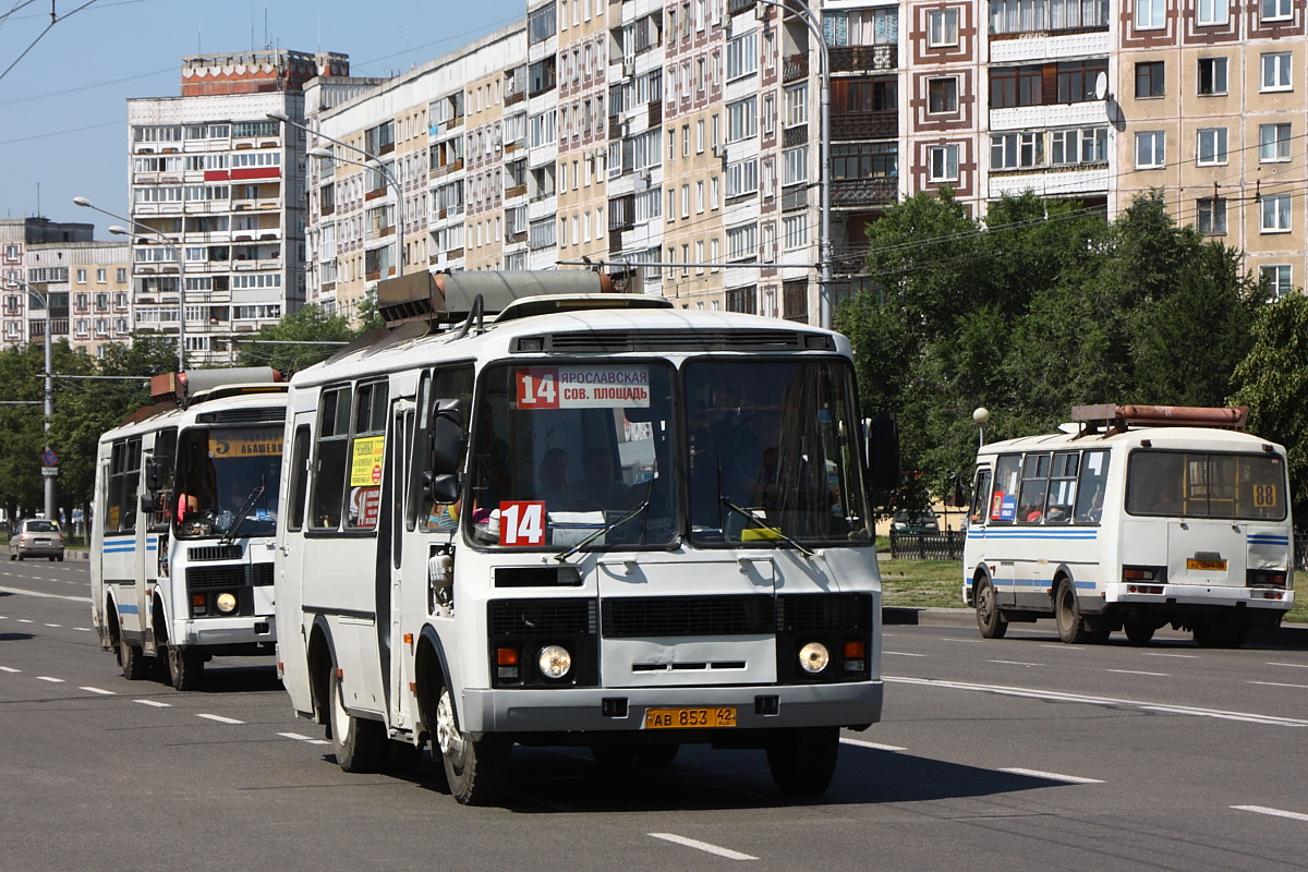 Кемеровская область - Кузбасс, ПАЗ-3205-110 № АВ 853 42