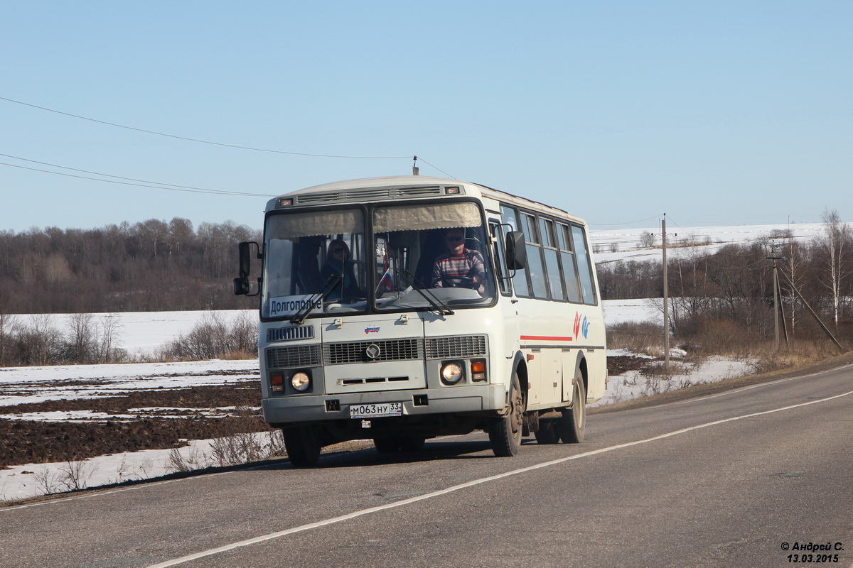 Владимирская область, ПАЗ-4234 № М 063 НУ 33