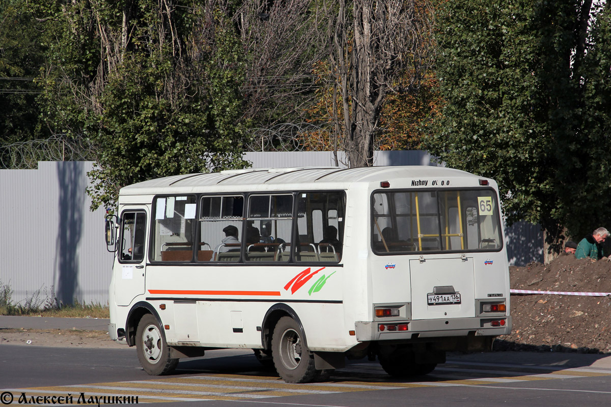 Воронежская область, ПАЗ-32054 № У 491 АА 136