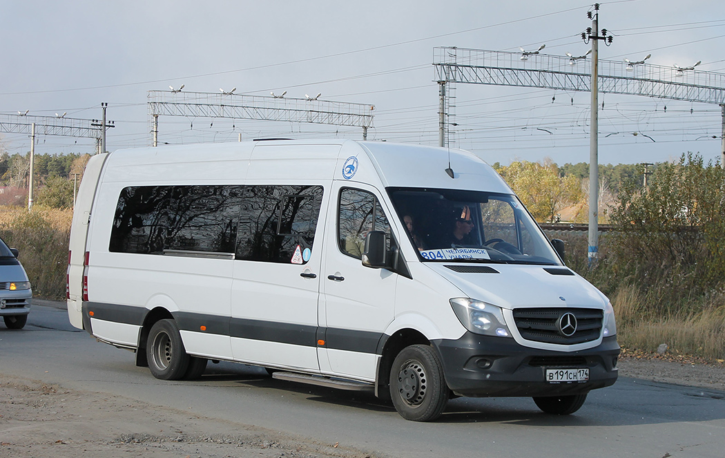 Челябинская область, Луидор-22360C (MB Sprinter) № В 191 СН 174