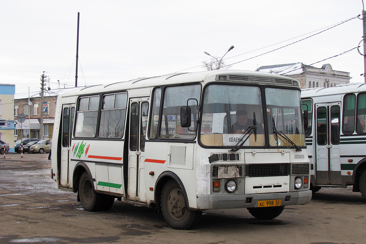 Нижегородская область, ПАЗ-32054 № АС 998 52