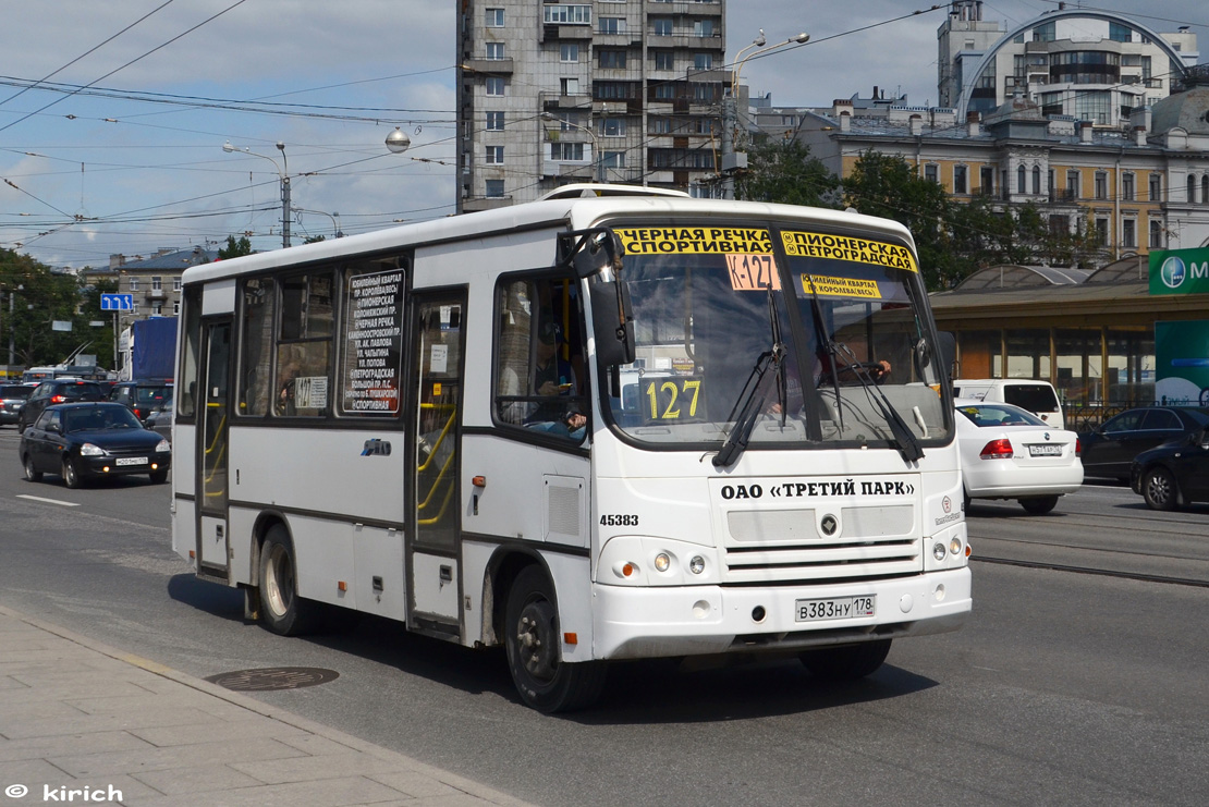 Санкт-Петербург, ПАЗ-320402-05 № В 383 НУ 178