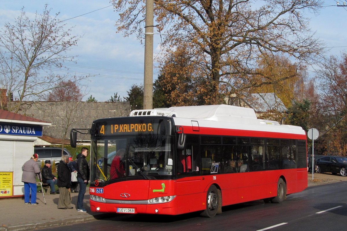 Литва, Solaris Urbino III 12 CNG № 796