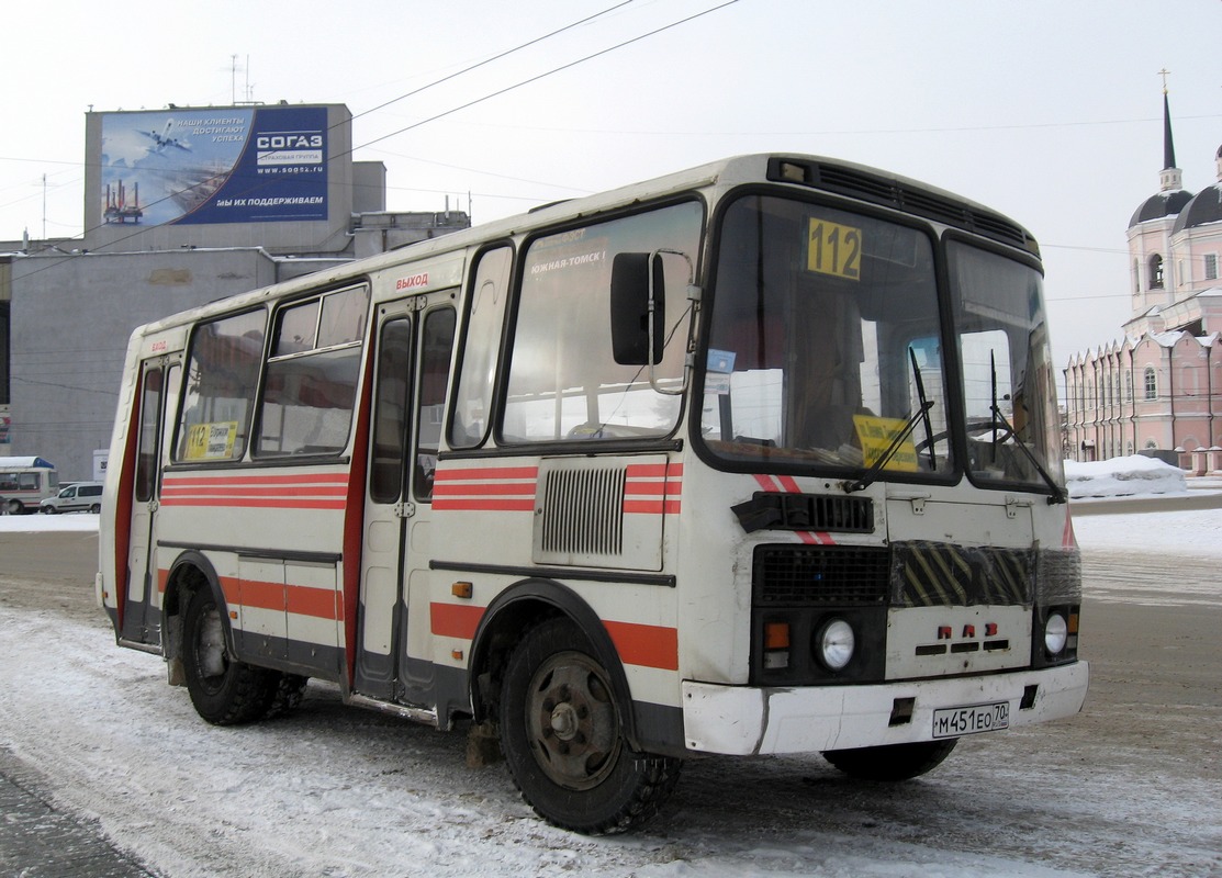 Томская область, ПАЗ-32051-110 № М 451 ЕО 70