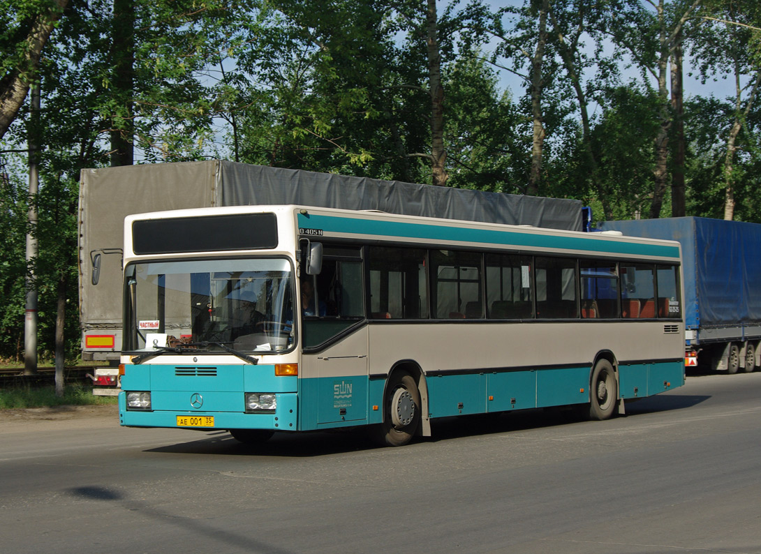 Вологодская область, Mercedes-Benz O405N № АЕ 001 35