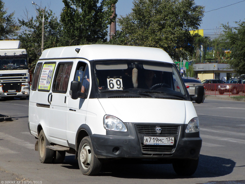 Волгоградская область, ГАЗ-322132 (XTH, X96) № А 719 МС 134