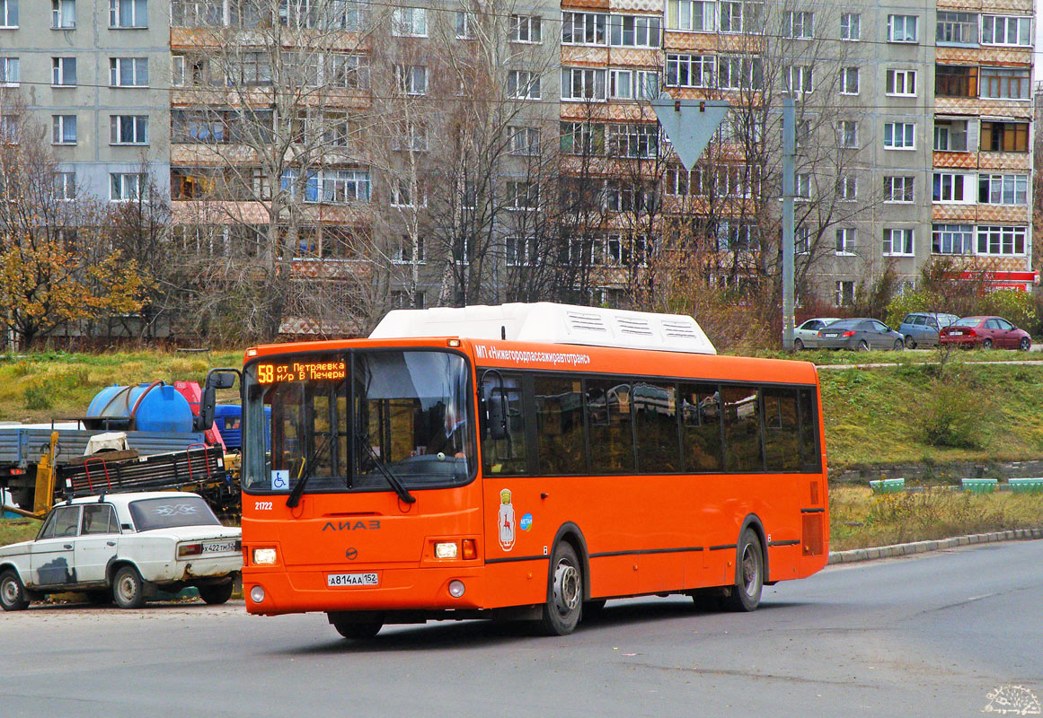 Nizhegorodskaya region, LiAZ-5293.70 Nr. 21722