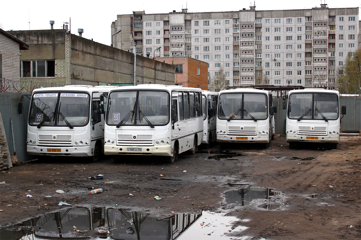 Тверская область, ПАЗ-320302-08 № С 985 ОС 69; Тверская область — Нерабочие машины