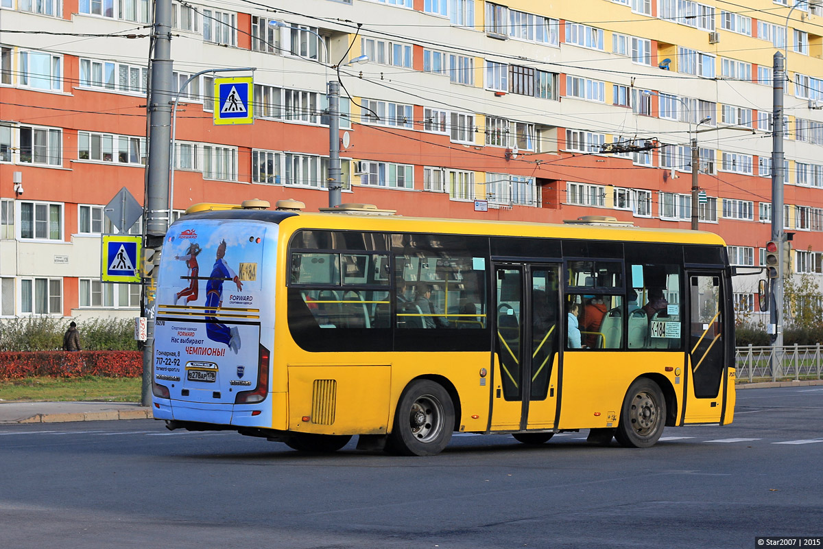 Санкт-Петербург, Yutong ZK6852HG № В 278 АР 178