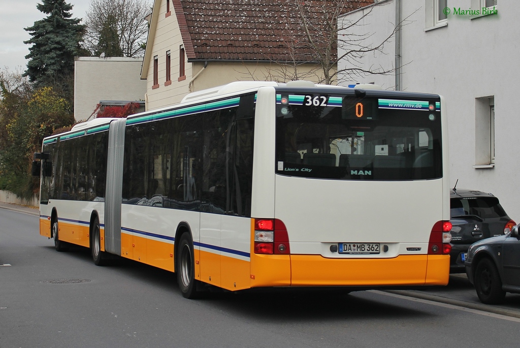 Hessen, MAN A23 Lion's City G NG323 Nr. 362