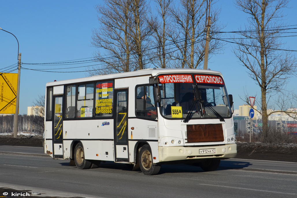 Ленинградская область, ПАЗ-320402-03 № У 912 НА 47