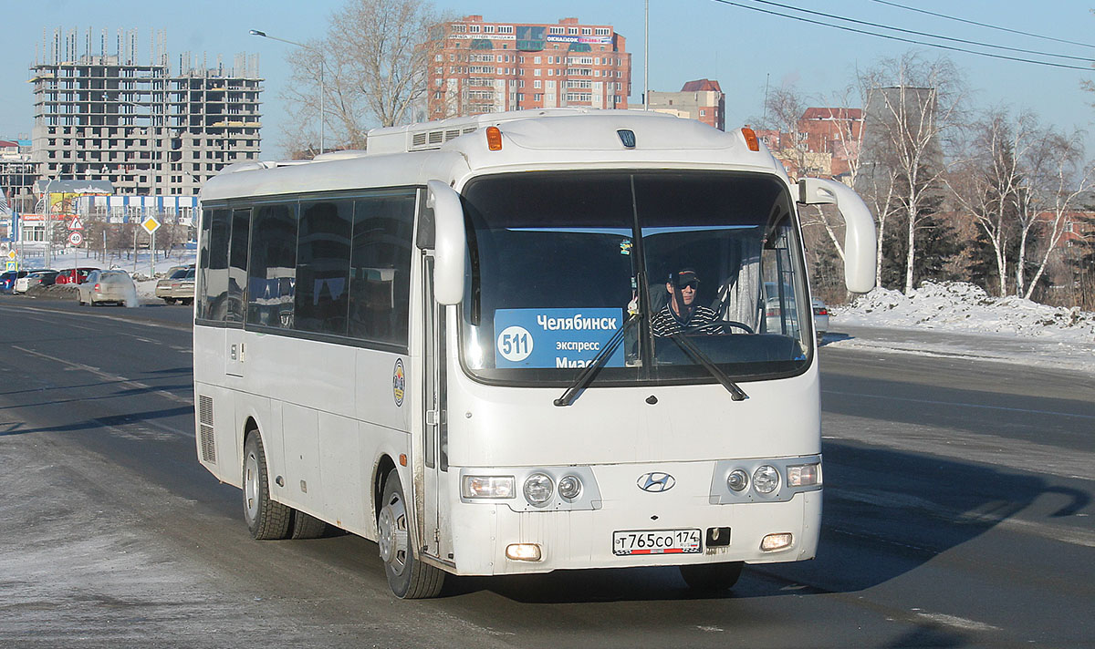 Челябинская область, Hyundai AeroTown № Т 765 СО 174