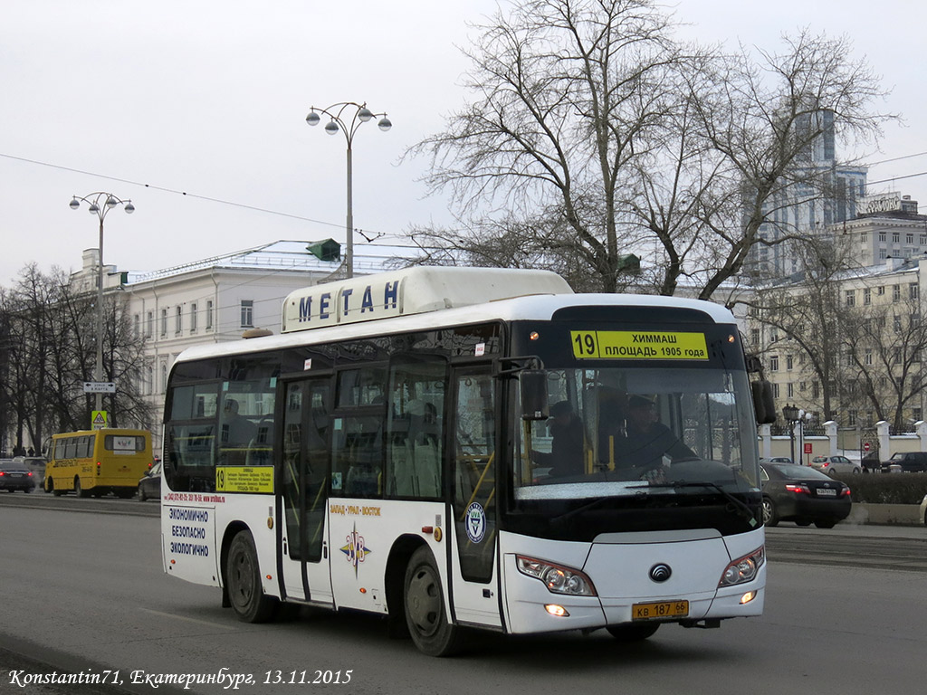 Свердловская область, Yutong ZK6852HG № КВ 187 66