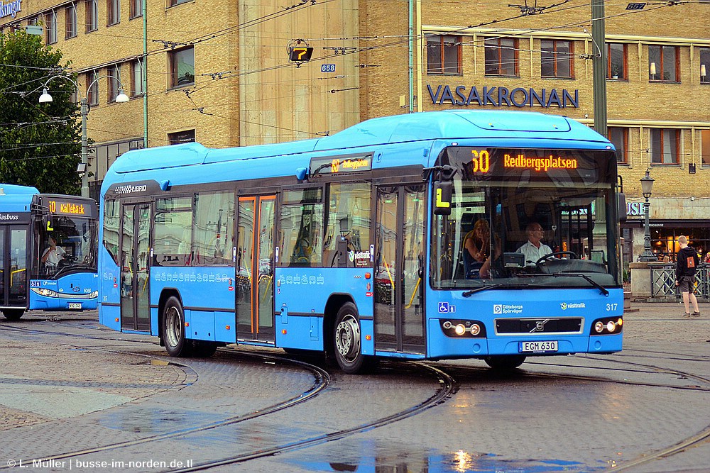 Швеция, Volvo 7700 Hybrid № 317