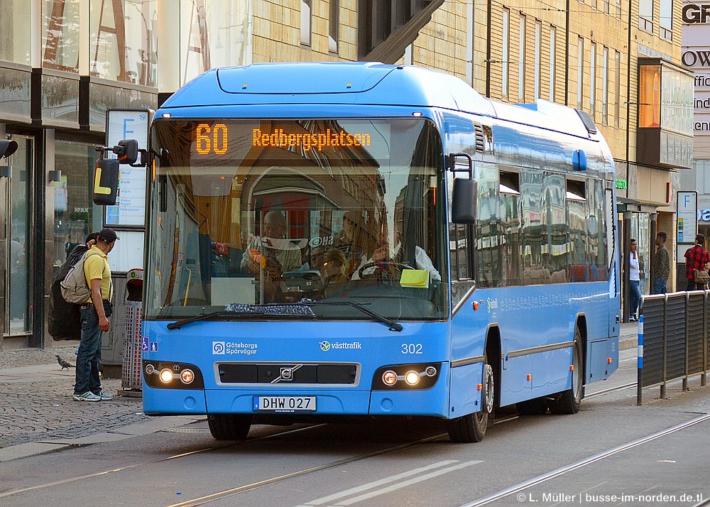 Швеция, Volvo 7700 Hybrid № 302