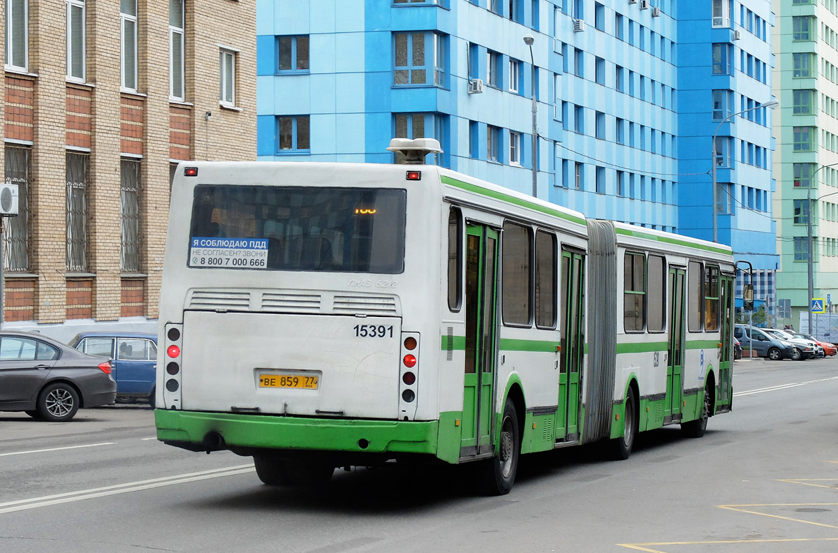 Москва, ЛиАЗ-6212.01 № 15391