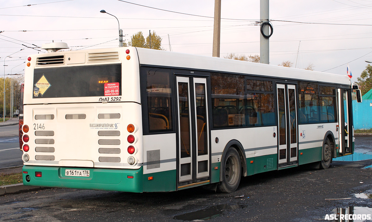 Санкт-Петербург, ЛиАЗ-5292.60 № 2146