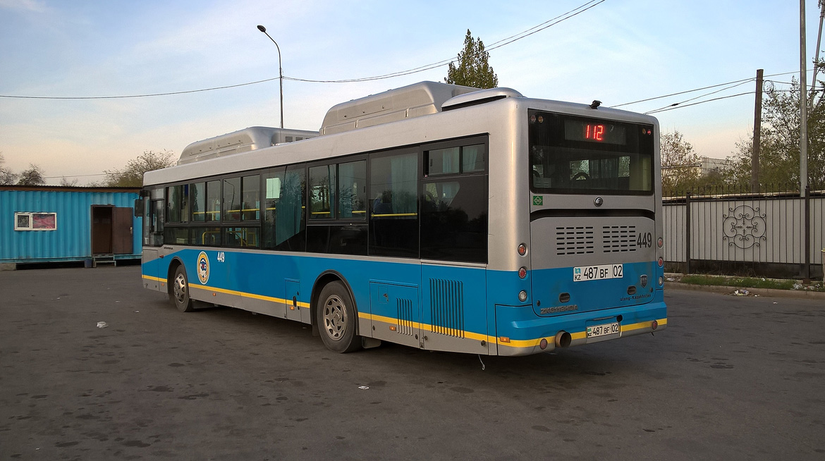 Алматы, Yutong ZK6118HGA № 449