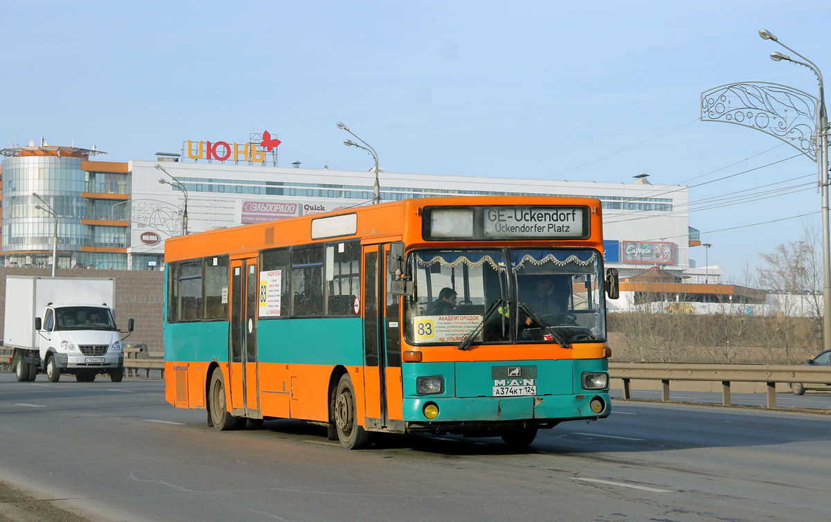 Красноярский край, MAN 791 SL202 № А 374 КТ 124