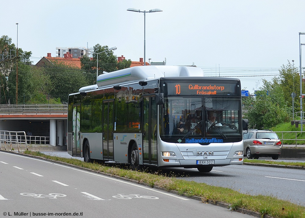 Швеция, MAN A21 Lion's City NL313 CNG № 6680