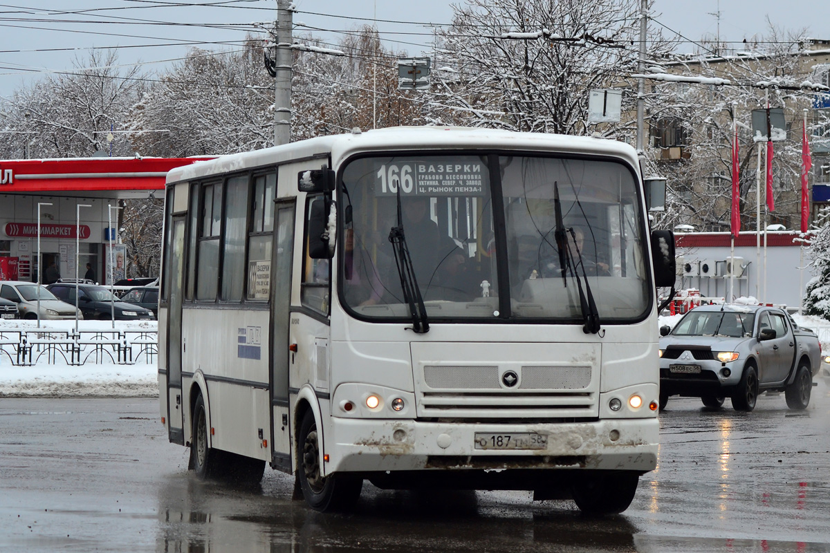 Пензенская область, ПАЗ-320412-05 № О 187 ТМ 58