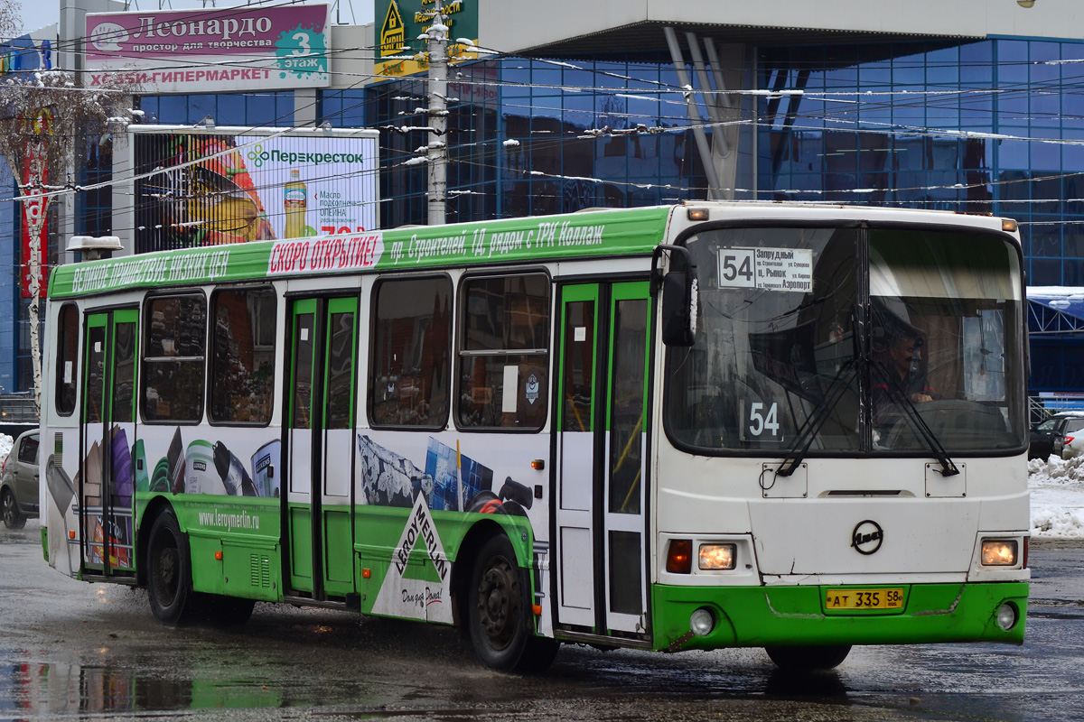 Penza region, LiAZ-5256.45 Nr. АТ 335 58