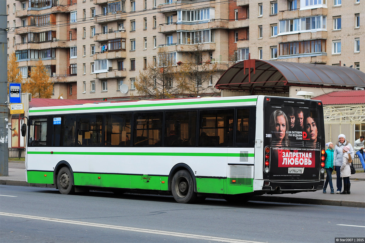 Санкт-Петербург, ЛиАЗ-5293.60 № 3691