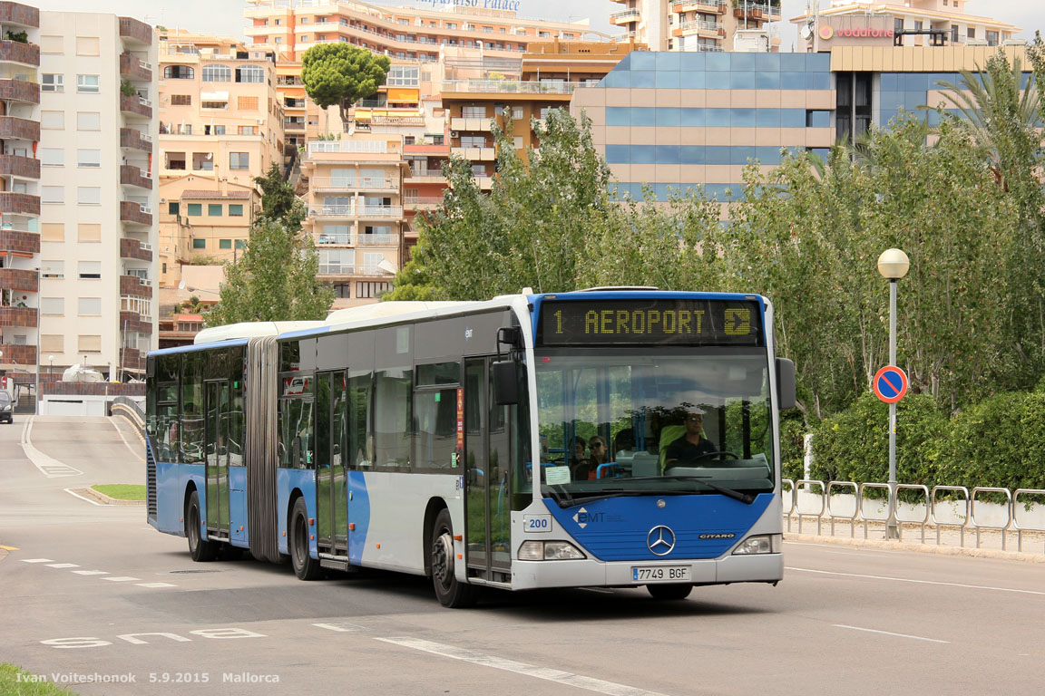 Испания, Mercedes-Benz O530G Citaro G № 200