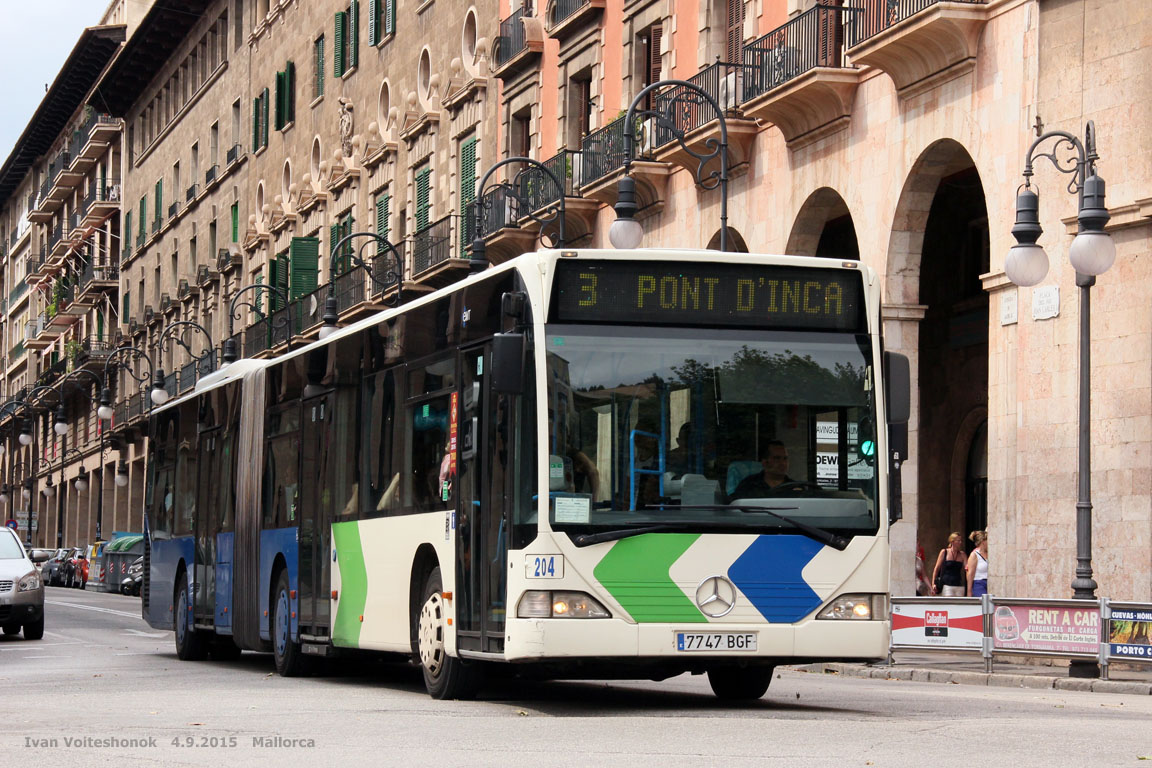 Spain, Mercedes-Benz O530G Citaro G Nr. 204