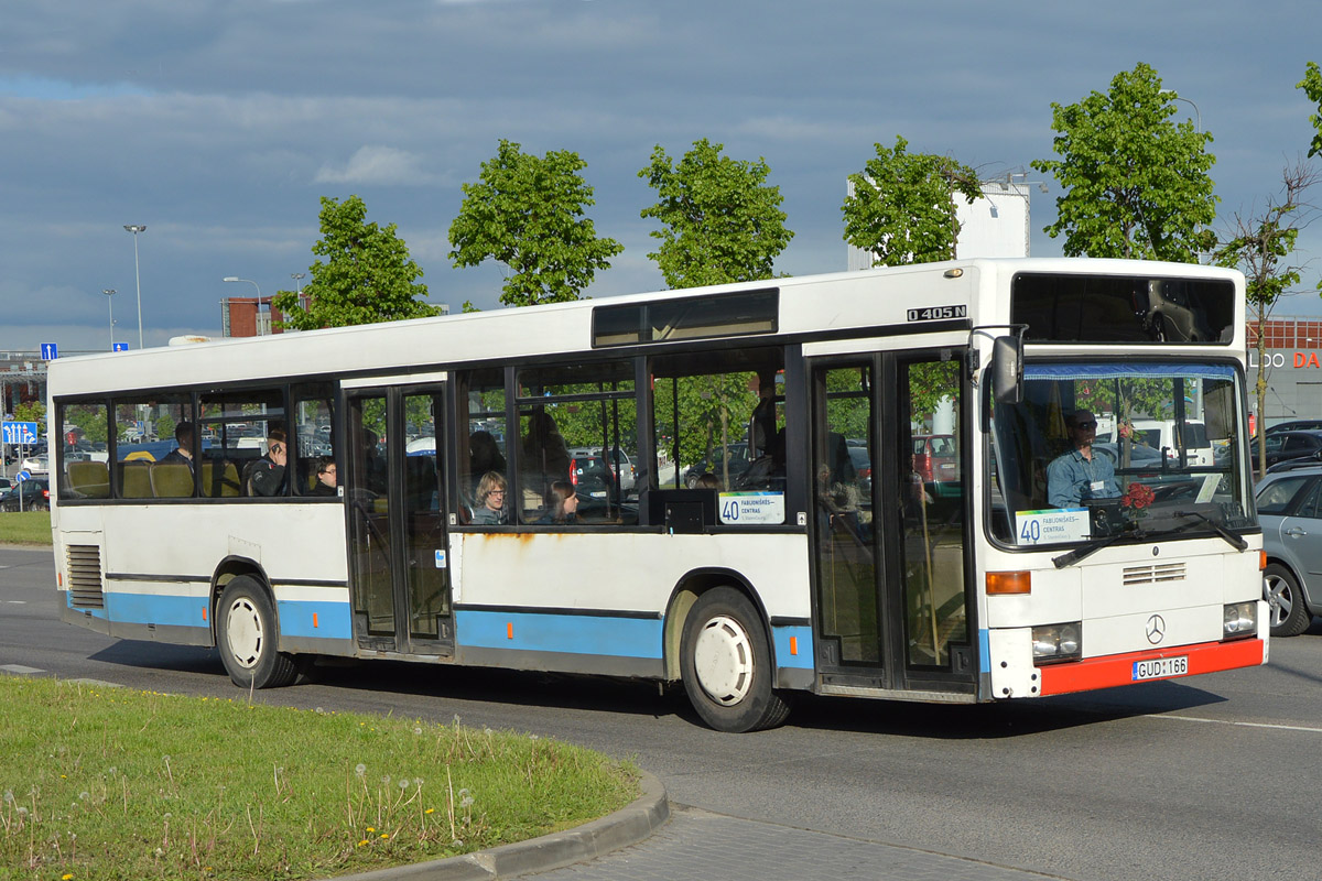 Литва, Mercedes-Benz O405N2 № GUD 166