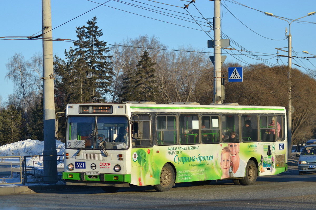 Omsk region, LiAZ-5256.45 № 521