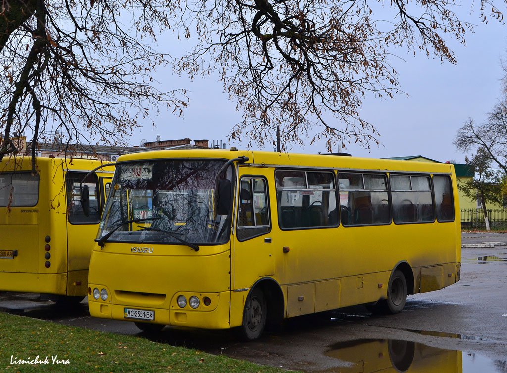 Volinskaya region, Bogdan A09202 (LuAZ) # AC 2551 BK