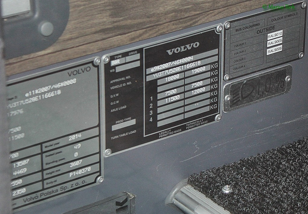 Швеция, Volvo 9500 № SMF 346