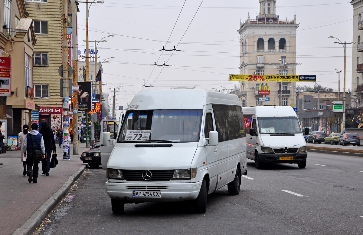 Запорожская область, Mercedes-Benz Sprinter W903 312D № AP 4754 CX